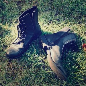 Black Combat Boots